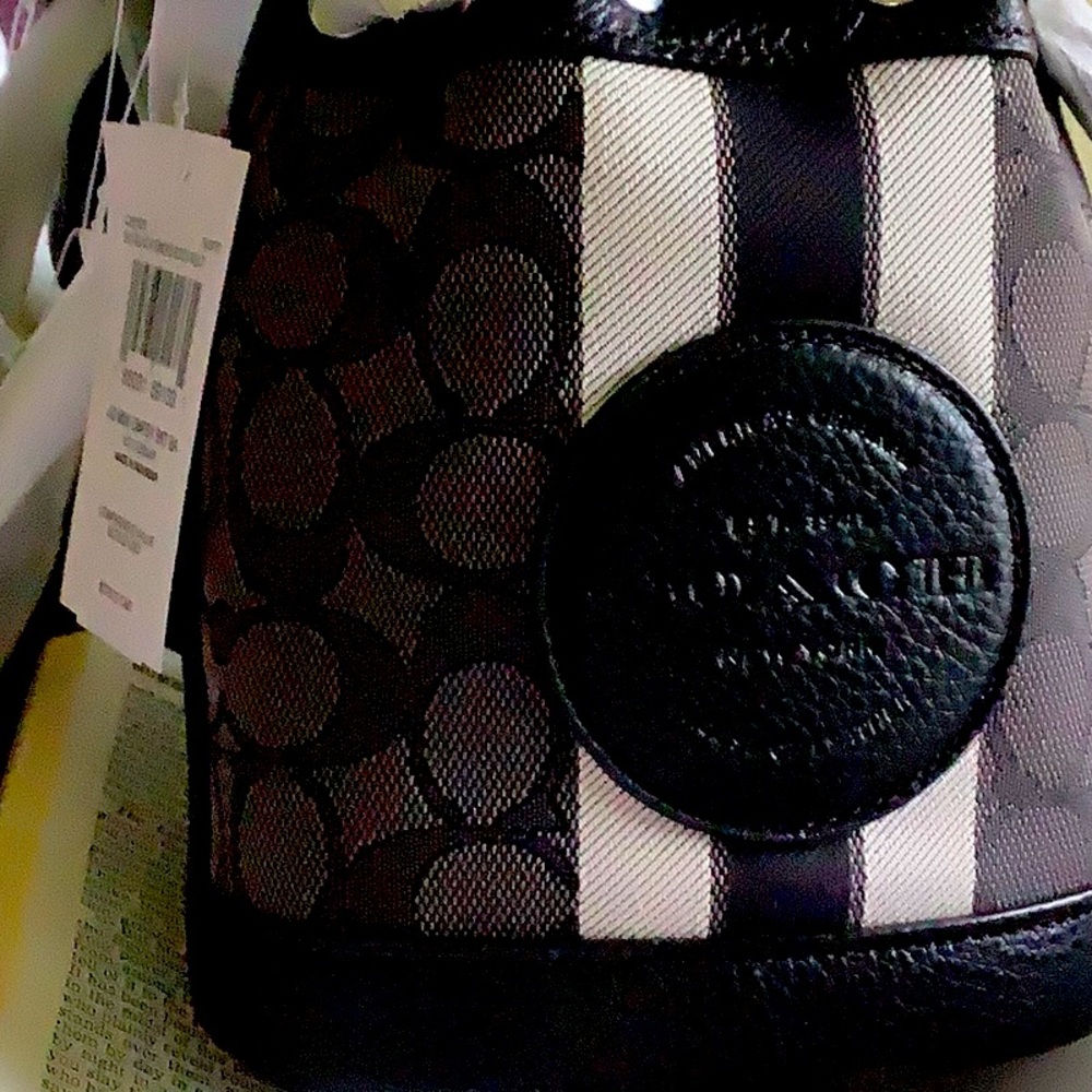 Coach Mini Bag in Black and White